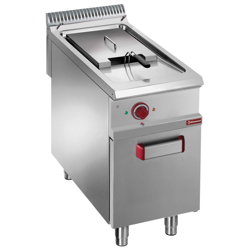 DIAMOND -Friteuse électrique cuve 18 litres sur meuble