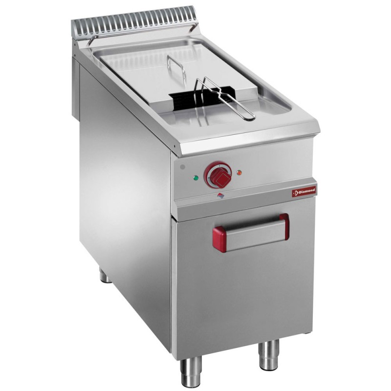 DIAMOND - Friteuse électrique-cuve 21 litres sur meuble