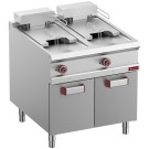 DIAMOND -Friteuse électrique 2 cuves 18 litres sur meuble