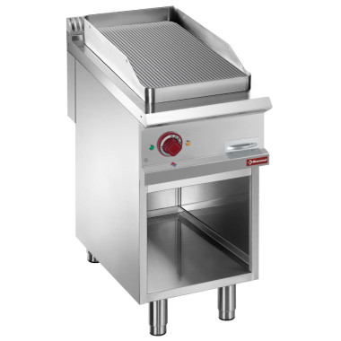 DIAMOND - Plaque de cuisson rainurée électrique module 1/2