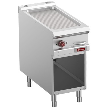 DIAMOND - Plaque de cuisson rainurée électrique module 1/2