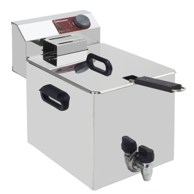 DIAMOND -Friteuse de table électrique 8 litres +robinet