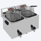 DIAMOND -Friteuse de table électrique 2x8 litres+ robinet