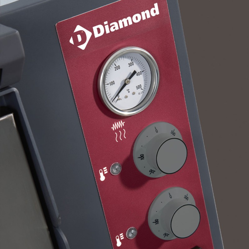 DIAMOND - Four électrique 2x 6 pizzas 2 chambres