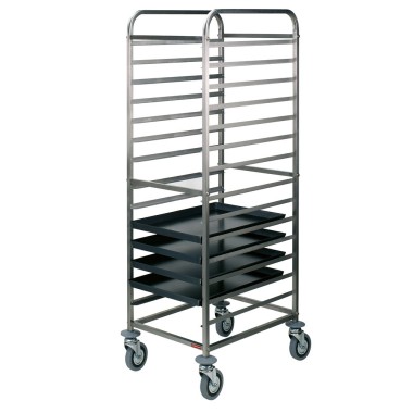DIAMOND - Échelle à platines inox-14x 600x400mm