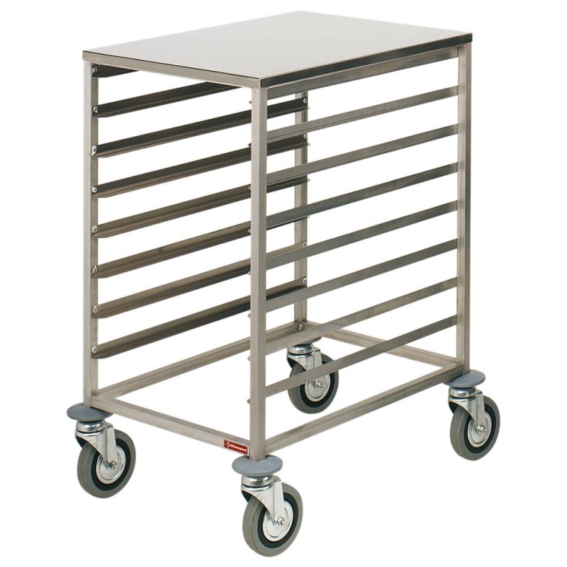 DIAMOND - Échelle à platines 8x 600x400mm- tablette inox