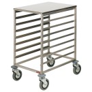 DIAMOND - Échelle à platines 8x 600x400mm- tablette inox