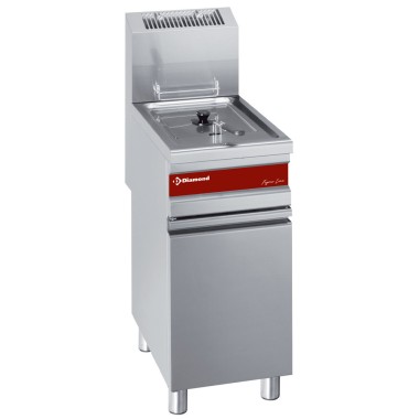 DIAMOND - Friteuse gaz 1cuve 15 litres sur armoire