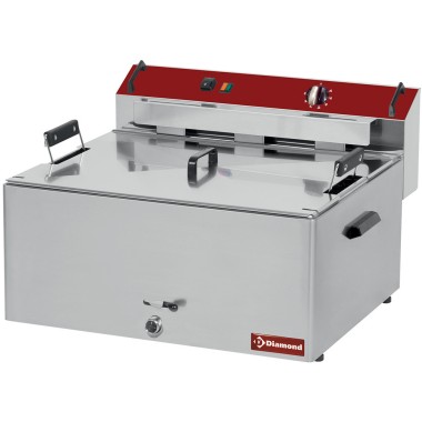 DIAMOND - Friteuse électrique-1cuve16 litre-inox