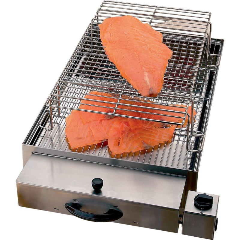 DIAMOND - Fumoir électrique pour aliments 2 étages