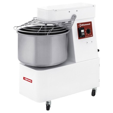 DIAMOND -Pétrin à spirale 22 litres-timer-sur roues