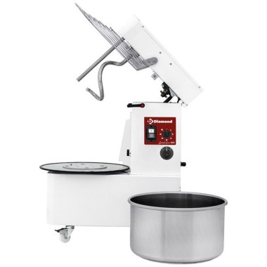 DIAMOND -Pétrin spirale 42 litres tête relevable -cuve amovible