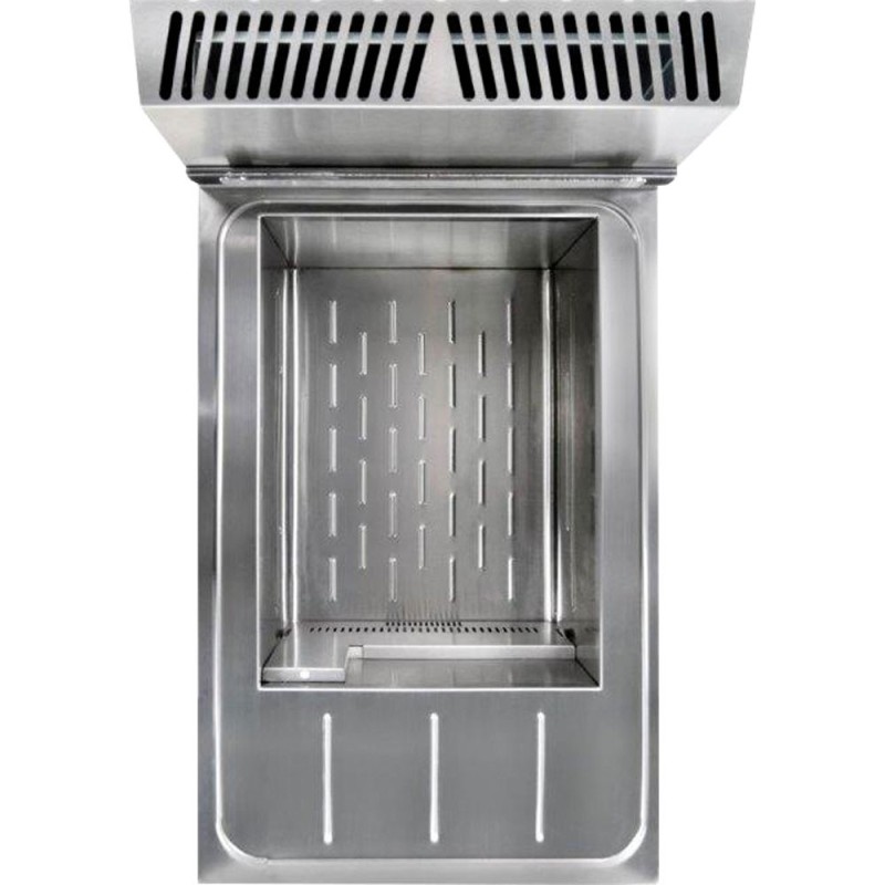 DIAMOND - Friteuse gaz- 1 cuve 16 litres sur meuble