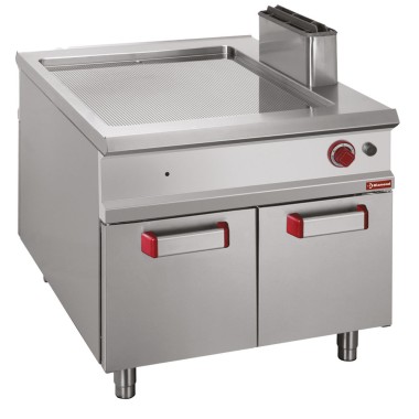 DIAMOND -Plaque de cuisson rainurée gaz-armoire GN2/1