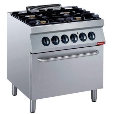DIAMOND -Fourneau 4 feux 5,5 kw-four électrique GN 2/1