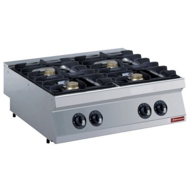 DIAMOND - Cuisinière gaz 4 feux-4x 5,5 kw -top-