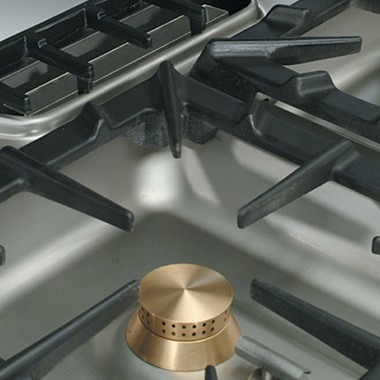 DIAMOND -Fourneau composé: 6 feux- soubassement ouvert