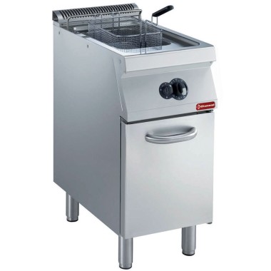 DIAMOND -Friteuse gaz- cuve en -y-15 litres-armoire