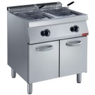 DIAMOND -Friteuse gaz 2 cuves en -y-2x15 litres -armoire
