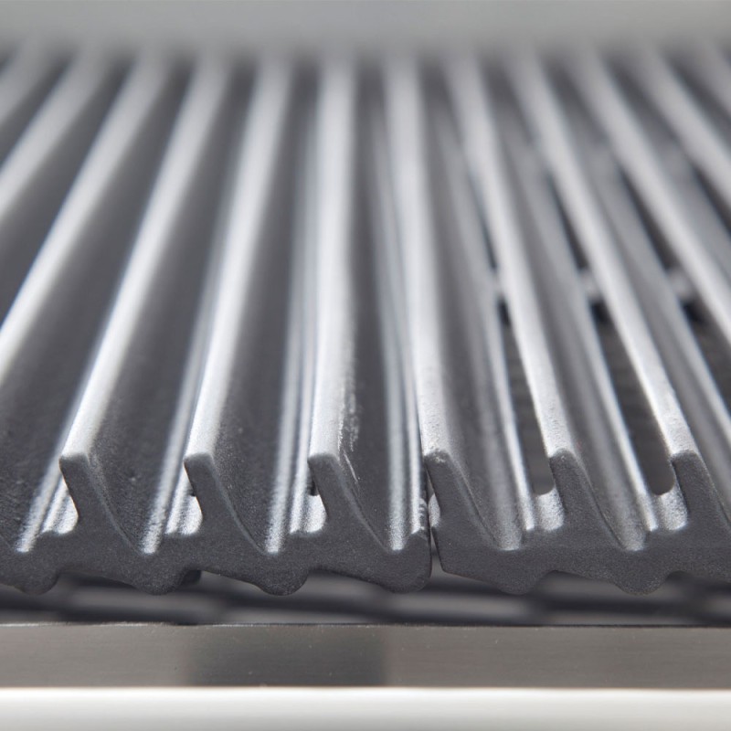 DIAMOND -Grill pierre de lave gaz-fonte 1/2 module-top-