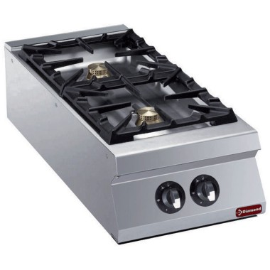 DIAMOND - Cuisinière 2 feux vifs gaz -top-