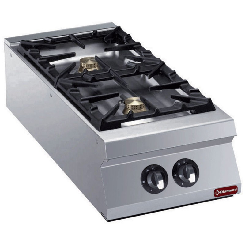 DIAMOND - Cuisinière 2 feux vifs gaz -top-