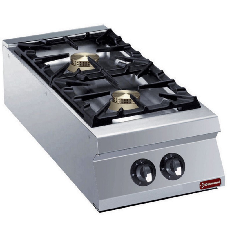 DIAMOND -Cuisinière 2 feux vifs gaz -top-powerful