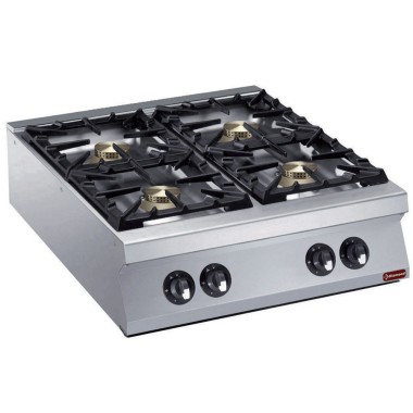DIAMOND - Cuisinière 4 feux vifs gaz -top-powerful