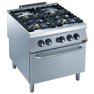 DIAMOND -Fourneau gaz 4 feux- four gaz GN2/1