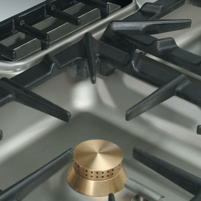 DIAMOND - Cuisinière 6 feux vifs gaz -top-