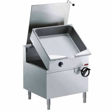 DIAMOND -Sauteuse gaz basculante-cuve-80 litres sur meuble