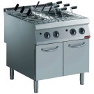 DIAMOND - Cuiseur à pâtes gaz-2 cuves GN 1/16 sur meuble
