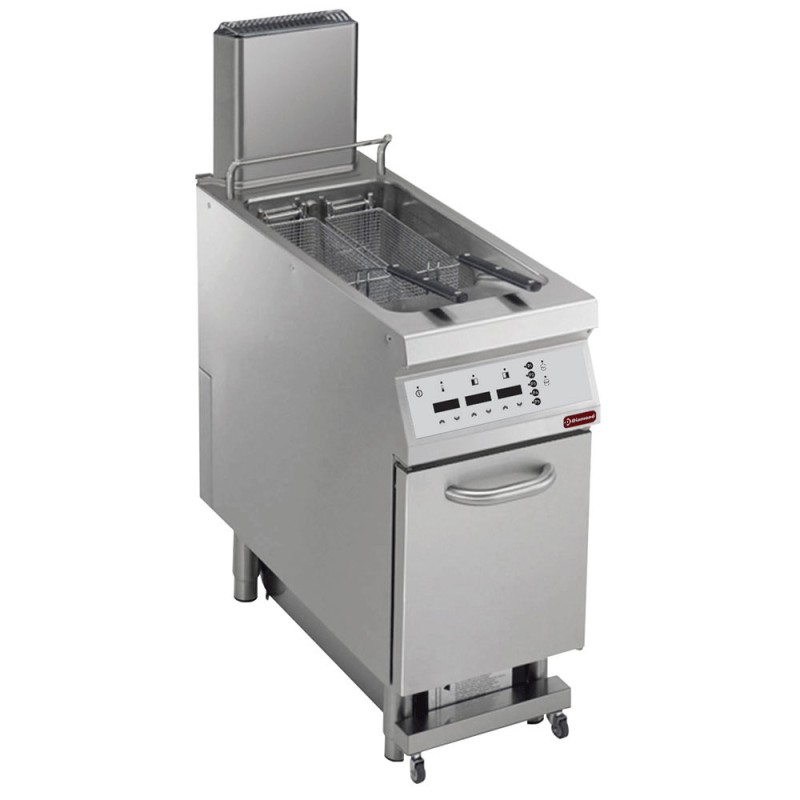 DIAMOND -Friteuse gaz digitale 1cuve en- y-23 litres-sur meuble