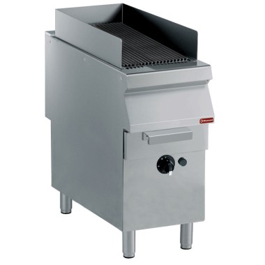 DIAMOND - Grill vapeur avec grille fonte- piétement
