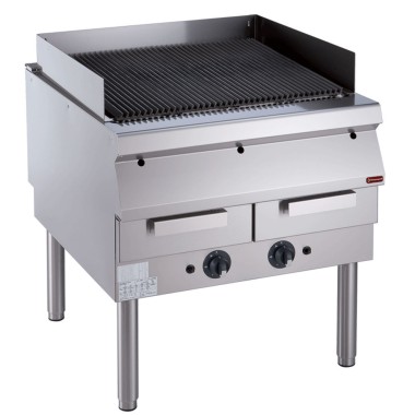 DIAMOND -Grill vapeur avec grille fonte- piétement