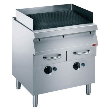 DIAMOND - Grill vapeur base fonte sur piétement