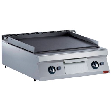 DIAMOND - Plaque de cuisson gaz lisse 800 x 900 x 250/320