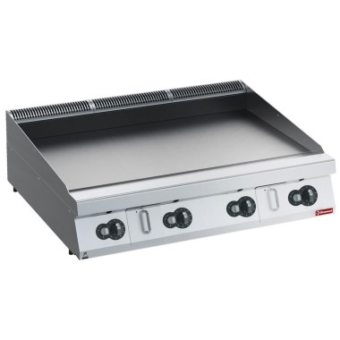 DIAMOND -Plaque de cuisson gaz-lisse-nitro chrome