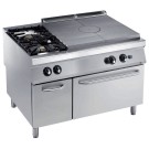 DIAMOND -Fourneau plaque coupe feu-2 feux-four gaz