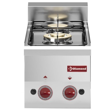 DIAMOND - Cuisinière 2 feux gaz -top-
