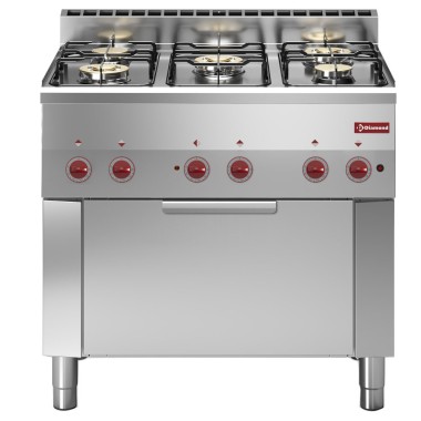 DIAMOND -Fourneau 5 feux gaz-four électrique GN1/1