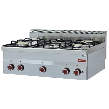 DIAMOND - Cuisinière 5 feux gaz -top-