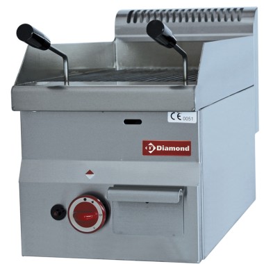 DIAMOND -Grill pierre de lave gaz-grille de cuisson  fonte