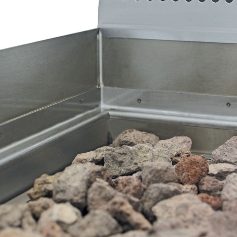 DIAMOND -Grill pierre de lave gaz-grille de cuisson fonte