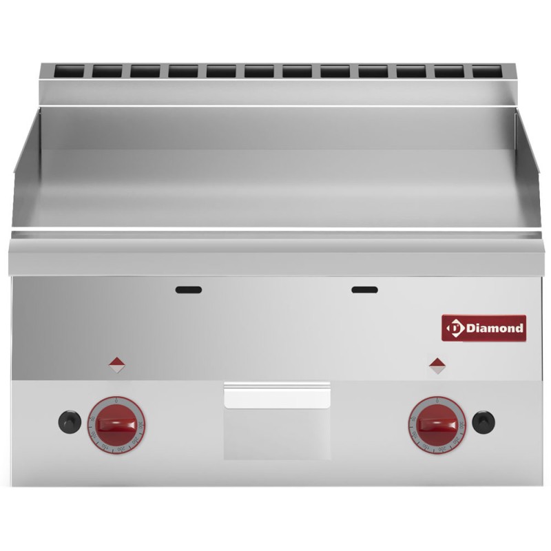 DIAMOND - Plaque de cuisson gaz - surface lisse 600 x 600 x 280/400