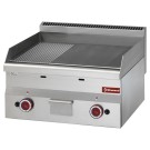 DIAMOND -Plaque de cuisson gaz-surface 2/3 lisse 1/3 nervurée
