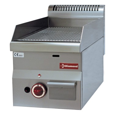 DIAMOND -Plaque de cuisson gaz-surface nervurée