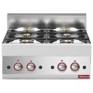 DIAMOND - Cuisinière gaz 4 feux vifs -top-