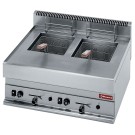 DIAMOND - Friteuse gaz 2 cuves 8 litres -top-