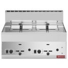 DIAMOND - Friteuse gaz 2 cuves 8 litres -top-